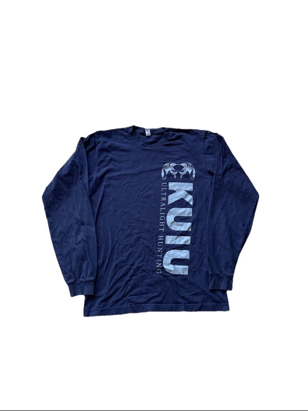 KUIU Ultralight Hunting Navy Blue Long Sleeve Hunting Shirt Size Medium